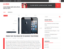 Tablet Screenshot of la-roux.org
